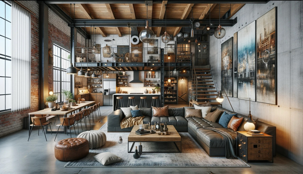 Industrial style (3D Perspective)